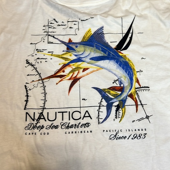 Nautica‎ Men's White T-Shirt XL NWT - Picture 1 of 6